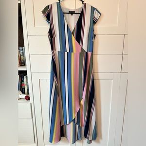 Mid length stripped dress
